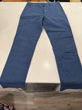 English Laundry Blue Patterned Lined Pants